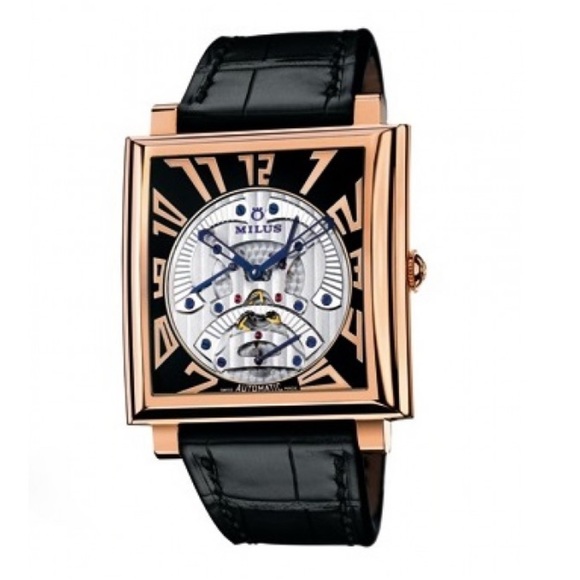 Milus Mens Herios Triretrograde Watch